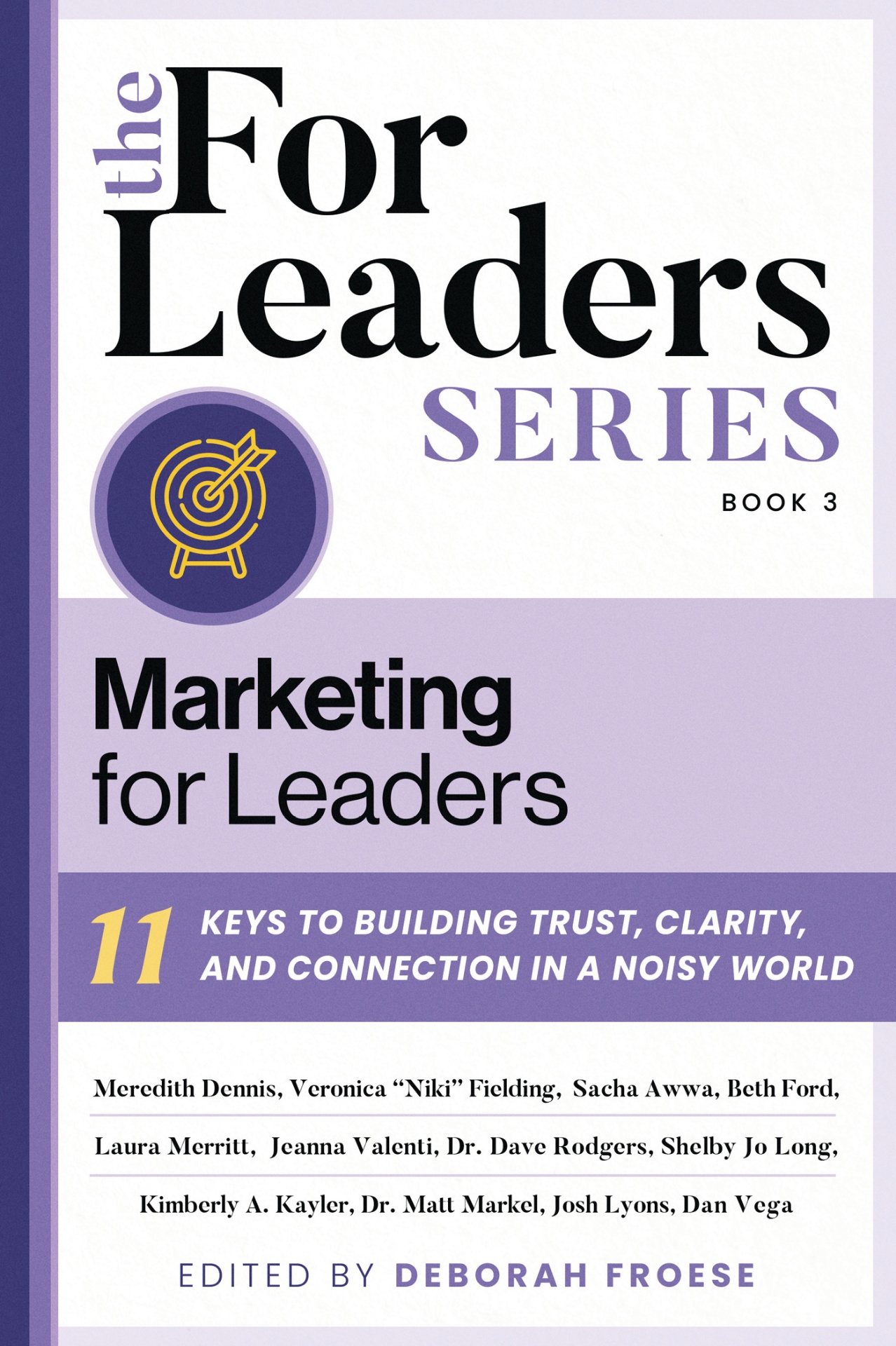 Marketing for Leaders book cover